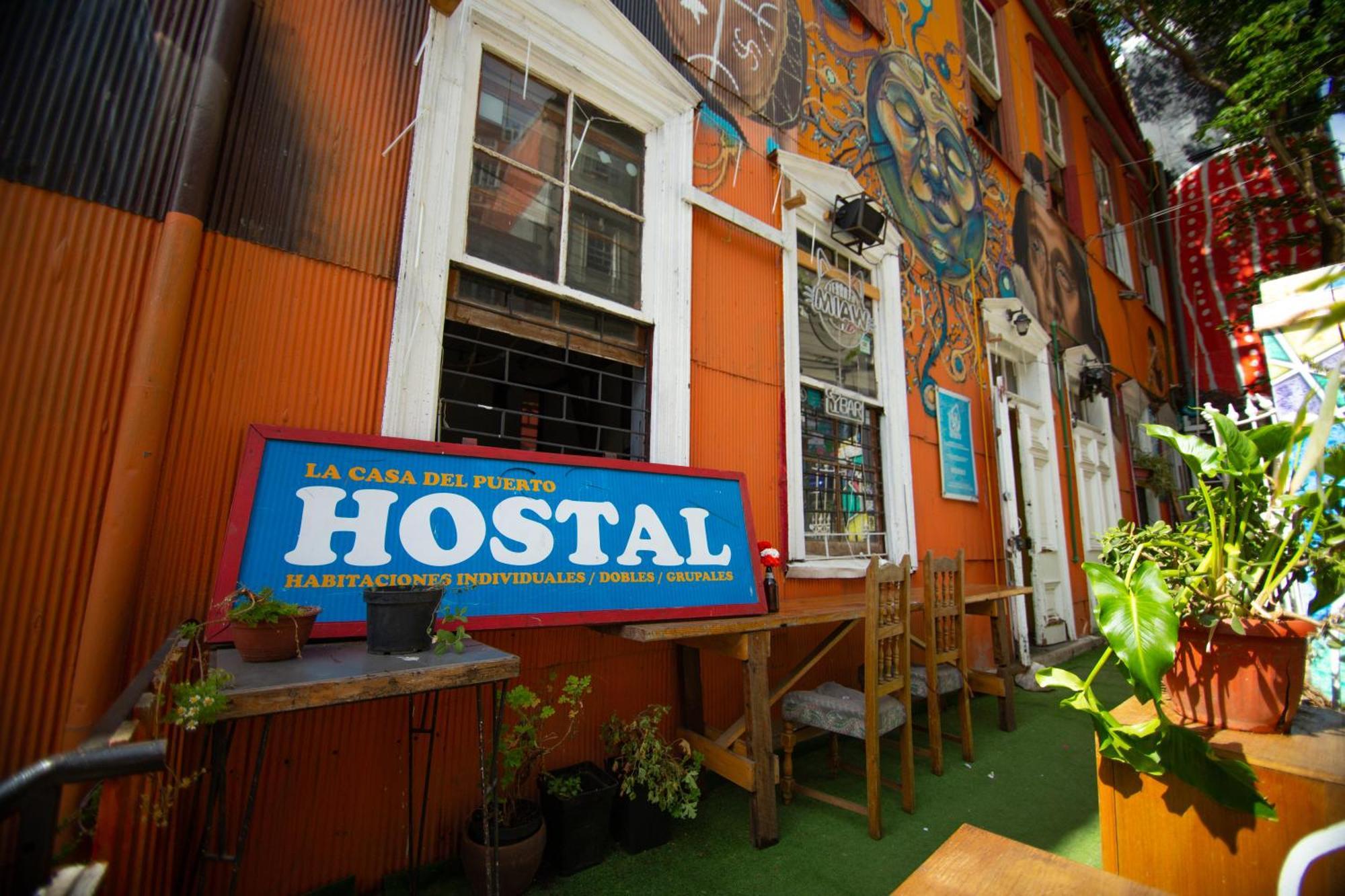 La Casa Del Puerto, Hostal Cultural, Cerro Alegre Valparaíso Εξωτερικό φωτογραφία